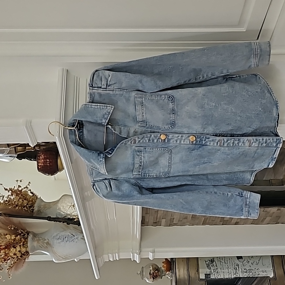 NWOT Denim Shacket